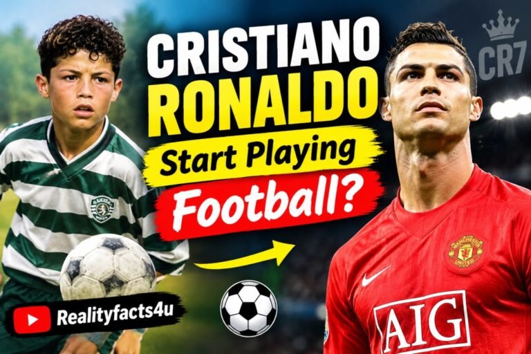 Cristiano Ronaldo Start Playing Football