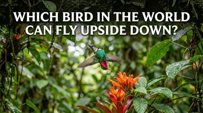 Which Bird in the World Can Fly Upside Down?