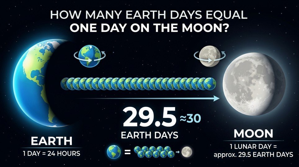 How Many Earth Days Equal One Day on the Moon?