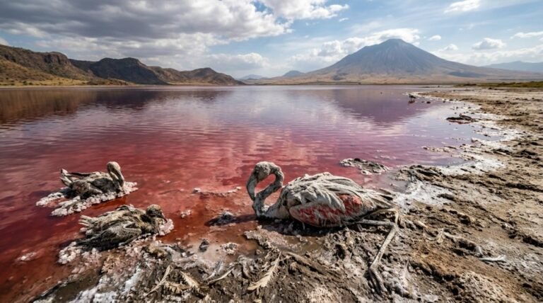 The Lake That Turns Animals Into Stone: Lake Natron Explained