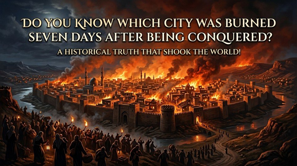 Which City Was Burned Seven Days Later?